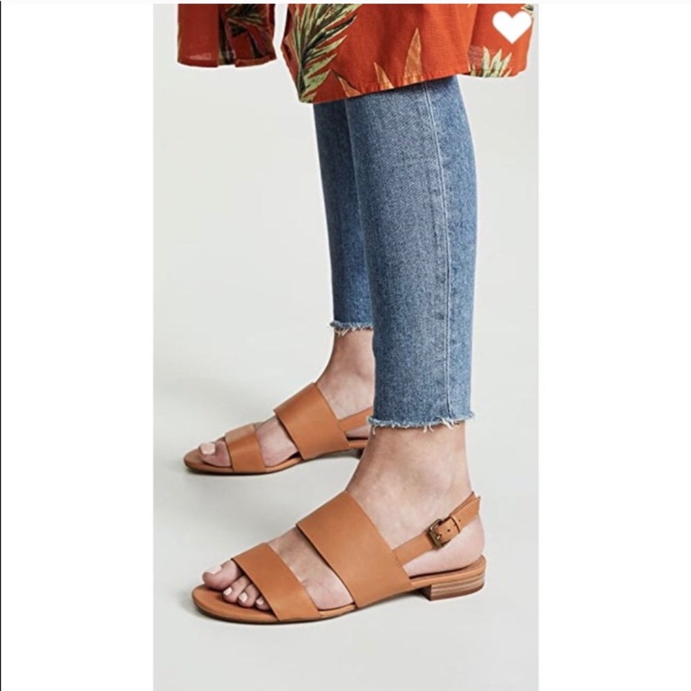NWT Madewell double strap slingback sandals
